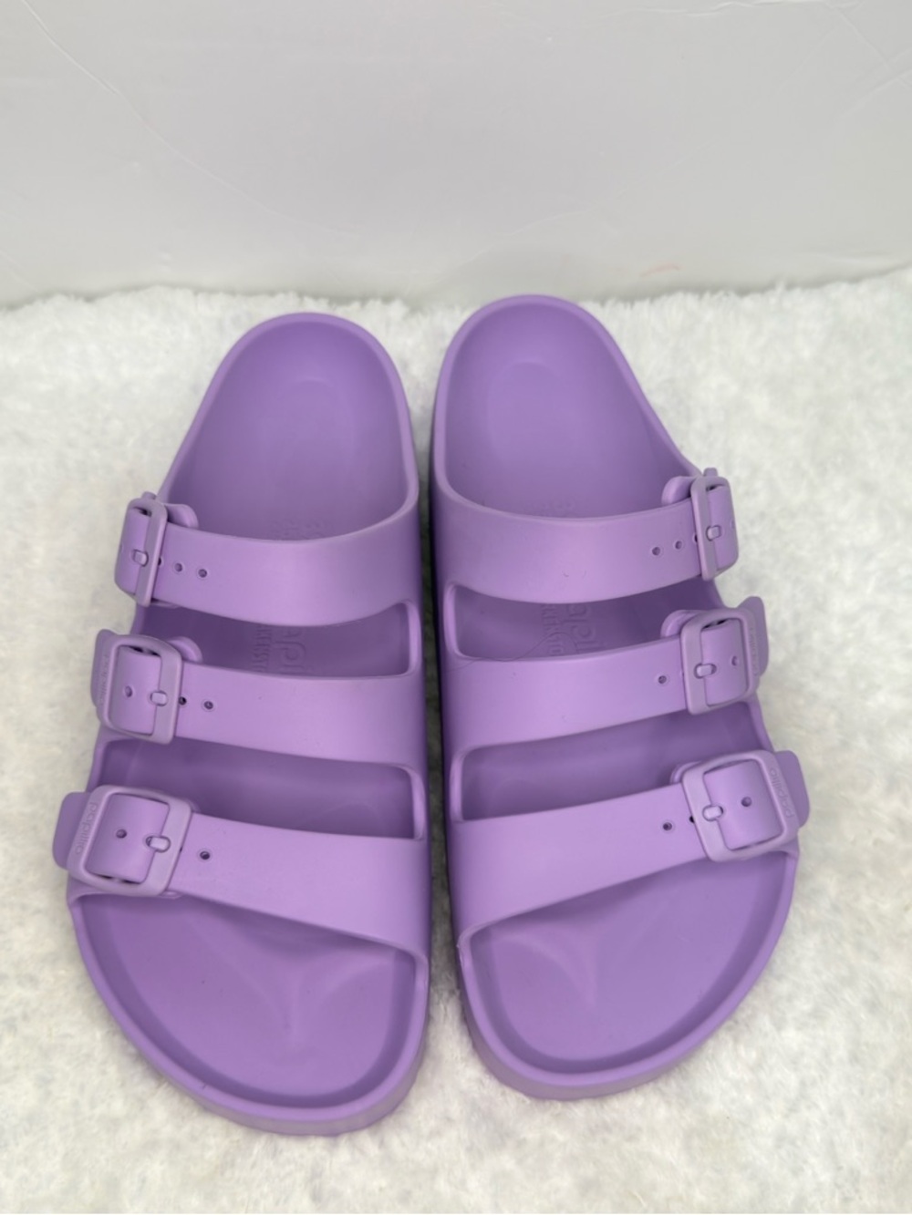 Birkenstock  papillio Lavender Triple-Strap EVA Sandals